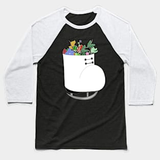 Winter Foliage Ice Skate Baseball T-Shirt